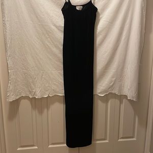 Long slim maxi dress